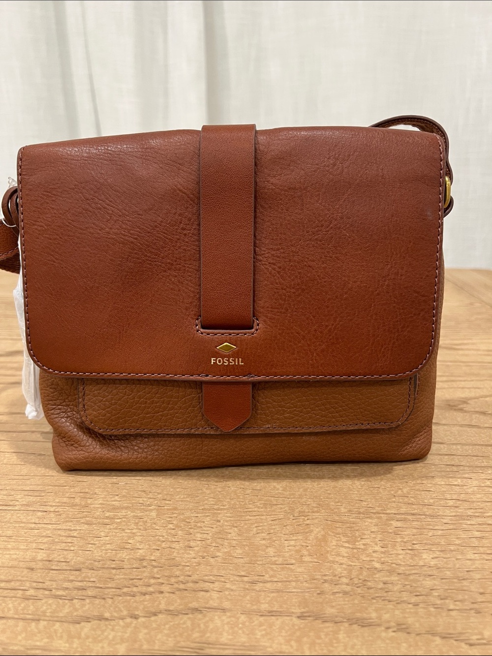 NWY Fossil Kinley Small Crossbody in Brown